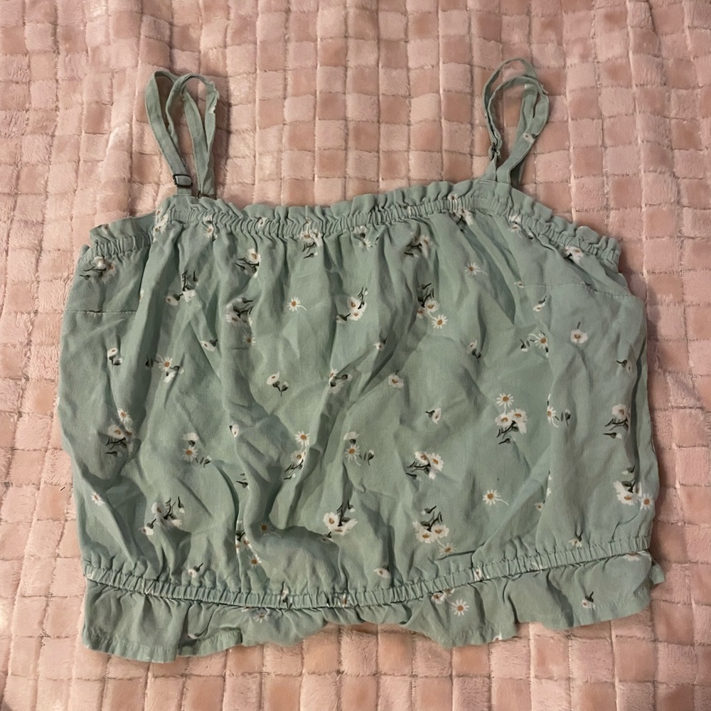 Flower crop top from Hollister